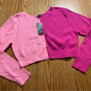 Long sleeve sweater crop top